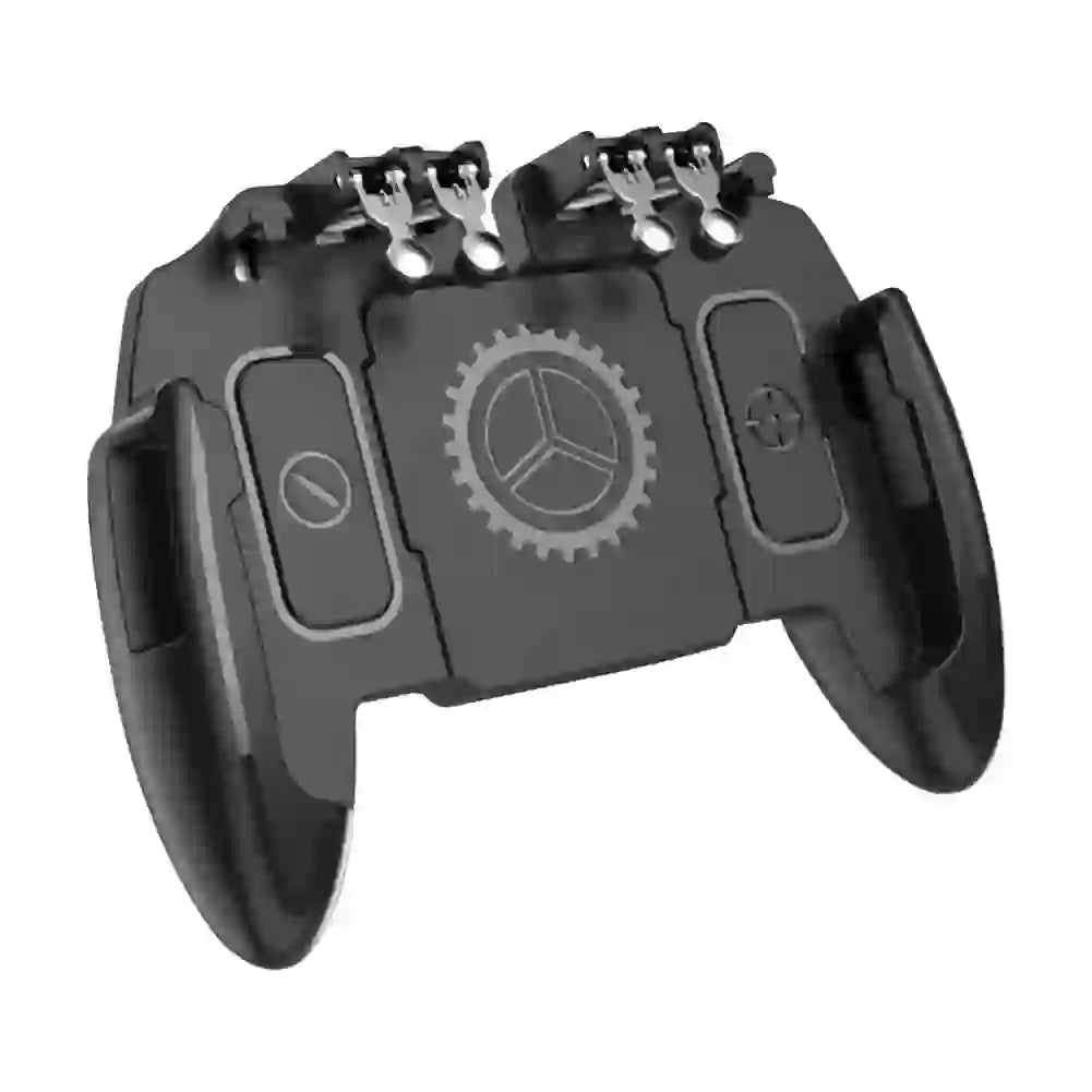 Mobile game controller with cooling fan for PUBG