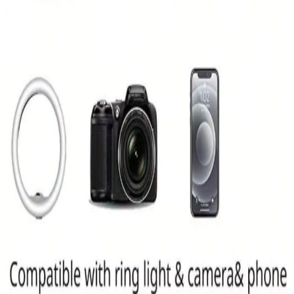 Trépied pliable et clip de support de téléphone 160 Cm multifonctionnel, pour téléphone et appareil photo