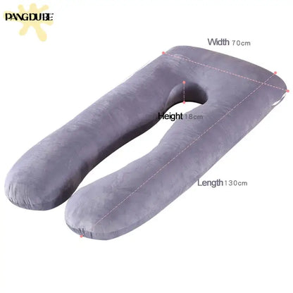 Pregnancy pillow 130x70 cm for improved sleep for pregnant women, nursing pillow