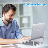 Support d'ordinateur portable pliable , réglable ,  en aluminium et dissipation de chaleur  pour PC, Tablette et Notebook
