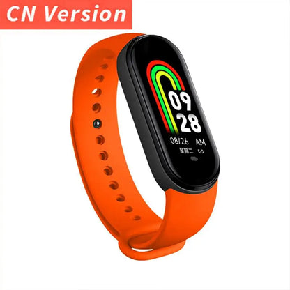 M8 Smartwatch Smartband Herzfrequenz Smartwatch Fitness-Tracker Blutdruck Sportarmband für Mi Band 8 Mehrere Sportmodi