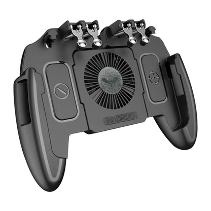 Mobile game controller with cooling fan for PUBG