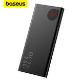 Baseus Powerbank 10000mAh 20000mAh 22,5W Schnellladefunktion Tragbarer externer Akku für iPhone 16 15 14 12 13 Pro Max