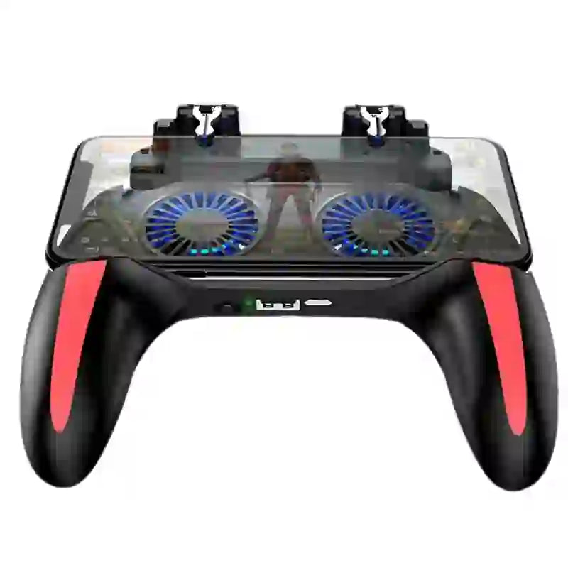 Dual-fan A69F mobile phone gamepad, suitable for PUBG games and movies