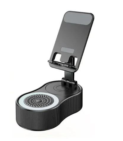 Induction mobile phone holder, smart wireless Bluetooth speaker