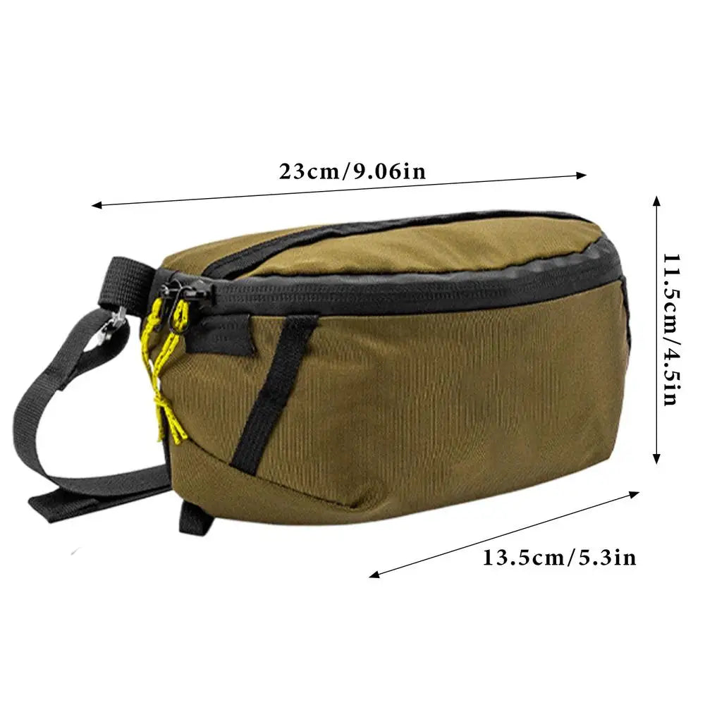 Portable Outdoor Waist Bag Adjustable Hiking Bag With Strap Mountaineering Running Waist Bag Cycling Backpack For Camping Hiking