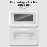 Bathroom Waterproof &amp; Fog-Proof Phone Case, Universal Size, Clear &amp; Durable Plastic, Perfect for Shower Time Entertainment