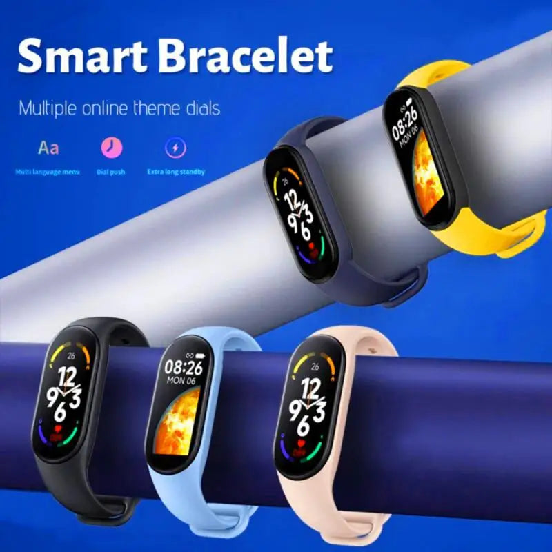M8 Smartwatch Smartband Herzfrequenz Smartwatch Fitness-Tracker Blutdruck Sportarmband für Mi Band 8 Mehrere Sportmodi