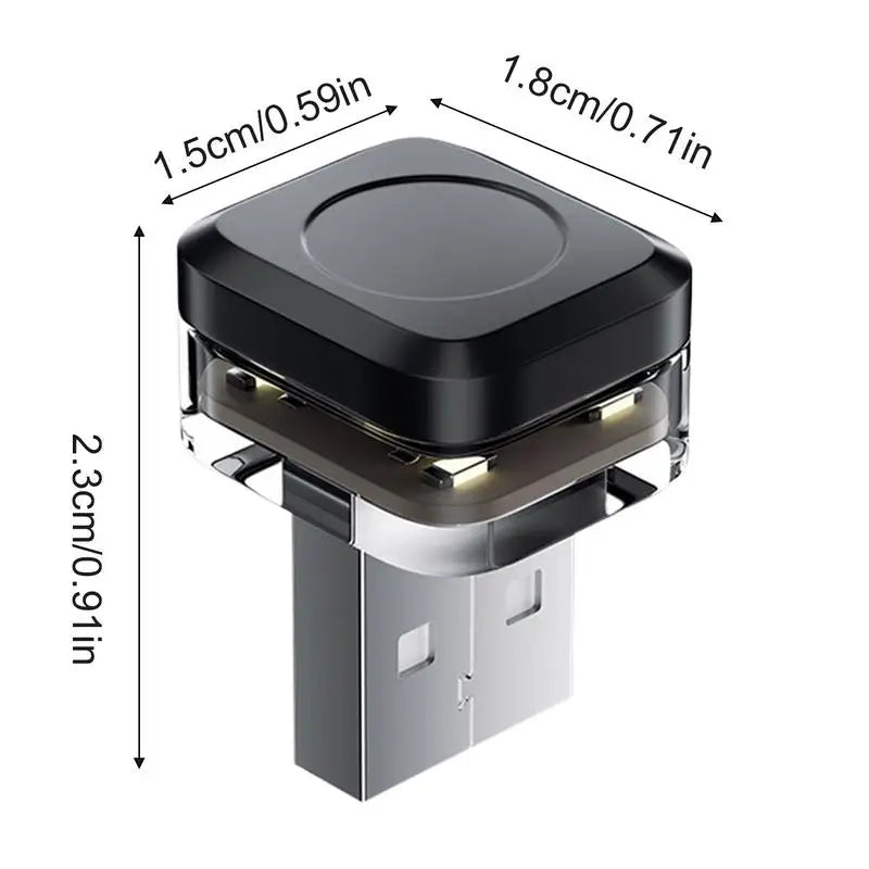 LED Signal Lights Auto Reading Lamp New Universal USB Car Interior Ambient Atmosphere Light Decorations Car Interior Accessories