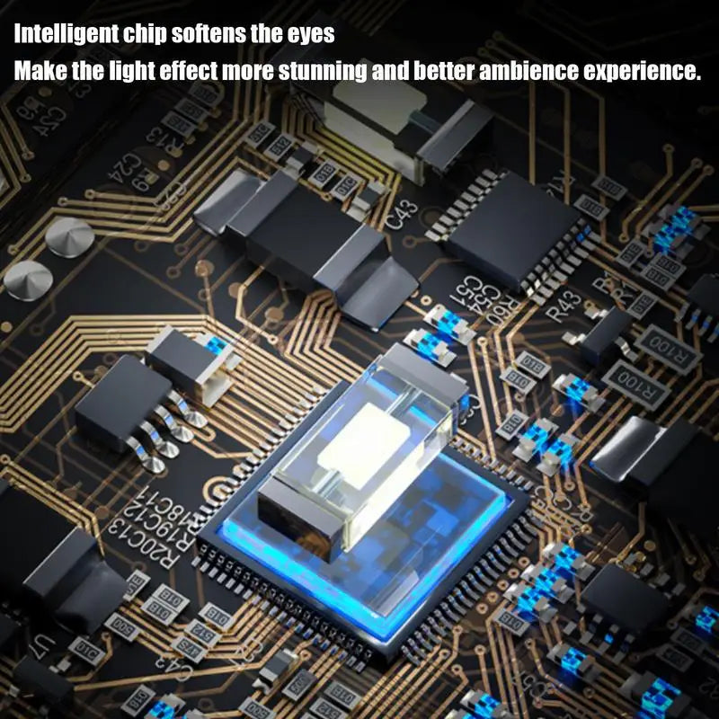 LED Signal Lights Auto Reading Lamp New Universal USB Car Interior Ambient Atmosphere Light Decorations Car Interior Accessories