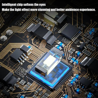 LED Signal Lights Auto Reading Lamp New Universal USB Car Interior Ambient Atmosphere Light Decorations Car Interior Accessories