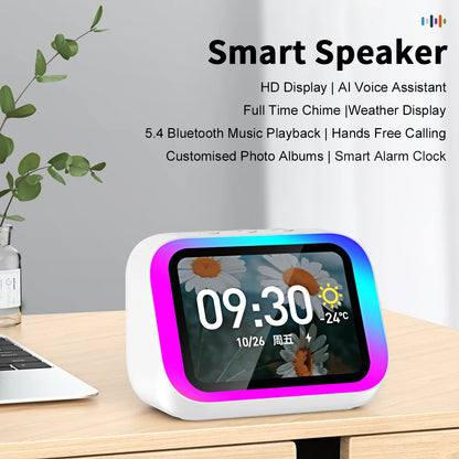 New AI Smart Speaker with Ambient Light, Bluetooth