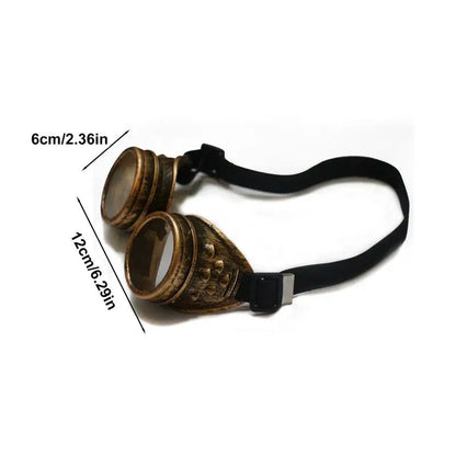 Vintage Fashion Sunglasses Victorian Gothic Cosplay Rivet Steampunk Goggles Glasses Welding Punk Goggles