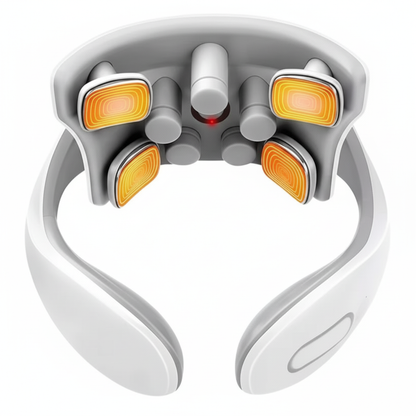 Masseur cervical - Vue interne avec éléments chauffants