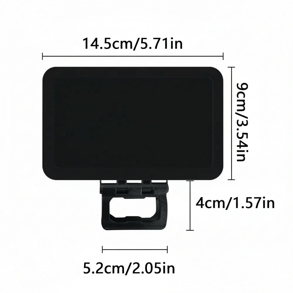 Phone Sun Shade with Dimensions - Optimized