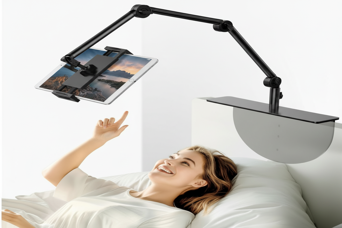 Support de tablette pour lit optimisé
